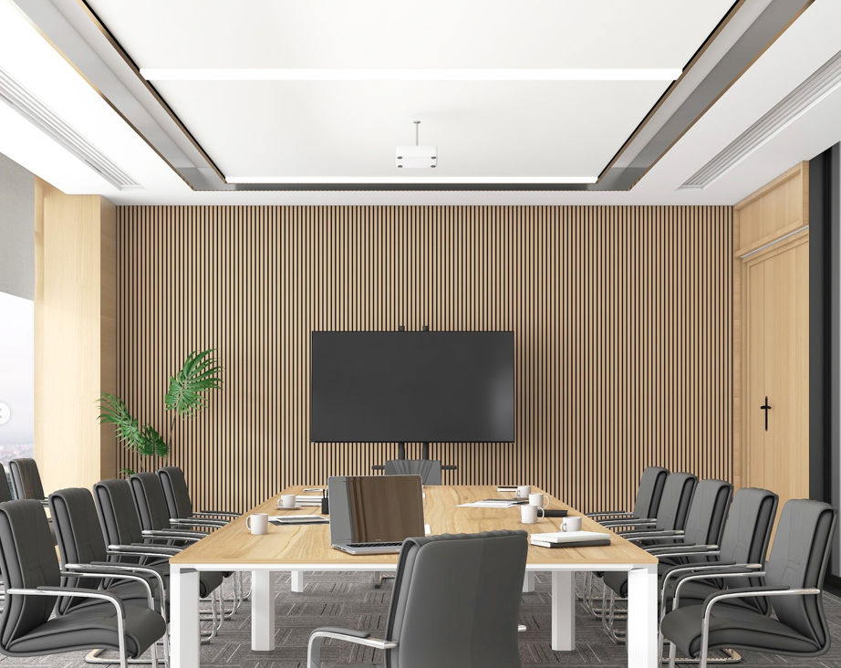 Geluidsabsorberende panelen voor kantoor: shop PVC wandpanelen Akupanel-Nederland