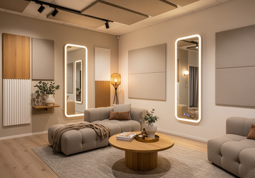 Ontdek de evolutie van interieurdesign: van functionaliteit naar beleving. Lees over PVC wandpanelen, viltpanelen, verlichte spiegels en meer trends die uw interieur naar een hoger niveau tillen. 