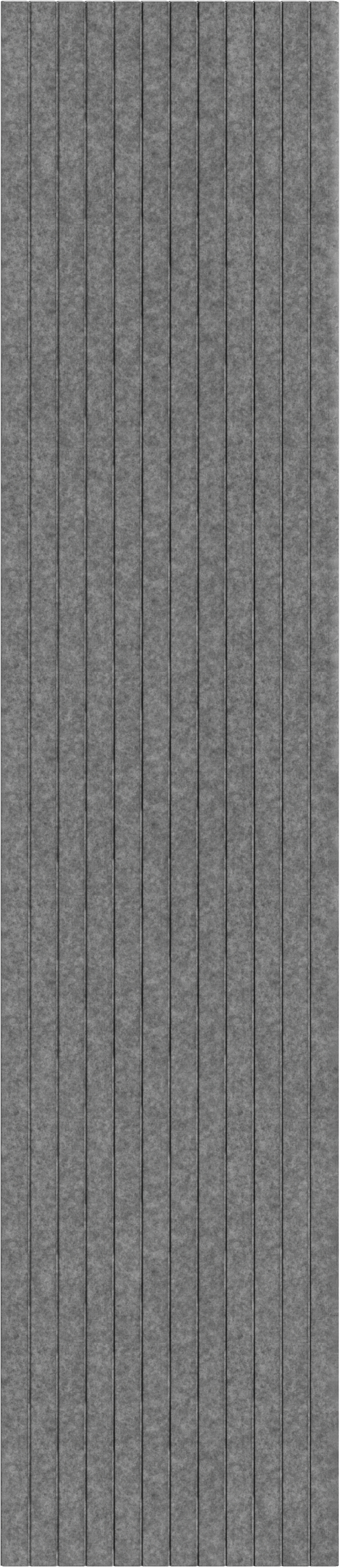 OPPIO Viltpaneel Licht Grijs - JAPANDI - 60x280 cm - Brandvertragend & Geluiddempend Akupanel-Nederland