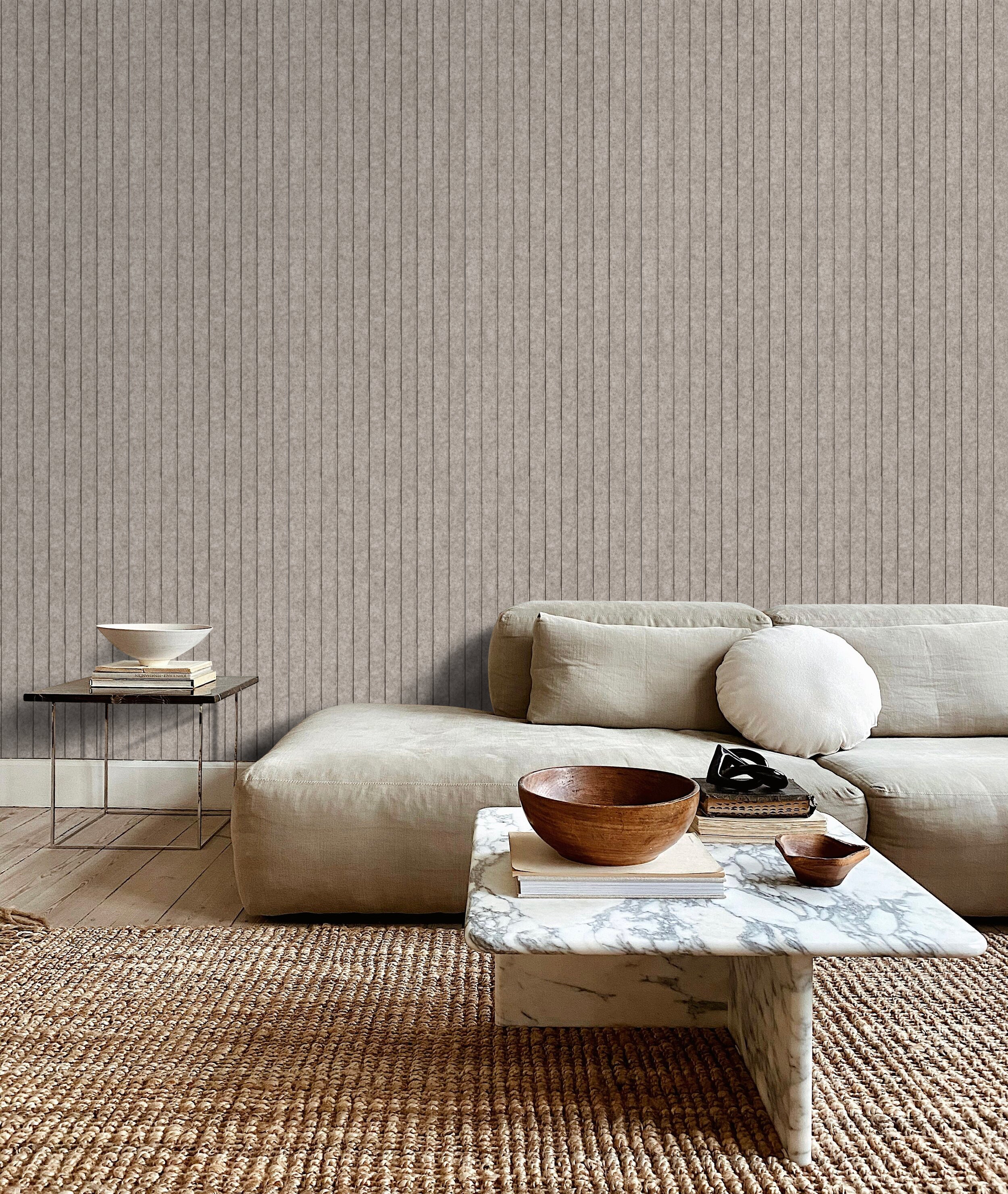 OPPIO Viltpaneel Beige JAPANDI - 60x280 cm - Brandvertragend & Geluiddempend Akupanel-Nederland.nl