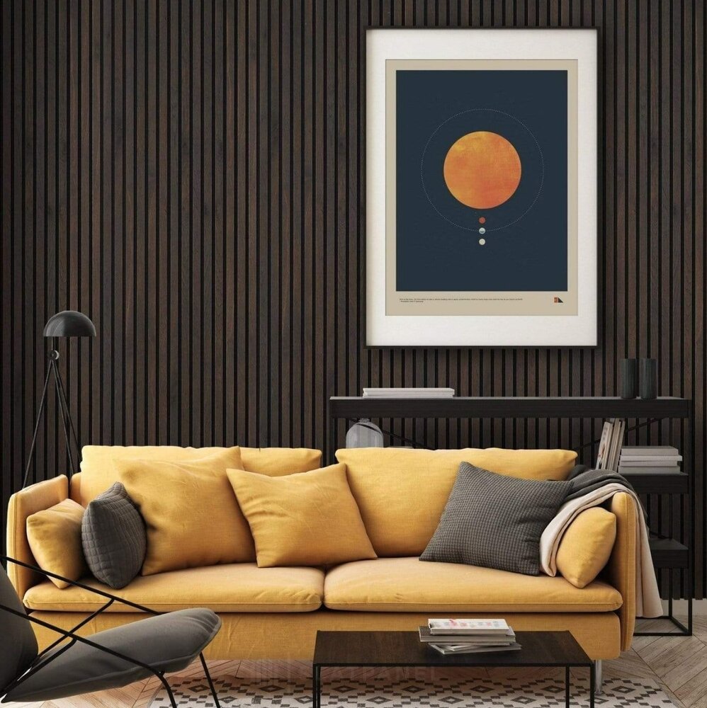 SMOKED OAK AKOESTISCH WANDPANEEL 52X260 CM - €79.95 Akupanel-Nederland.nl