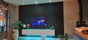 OPPIO ZWART EIKEN AKOESTISCH WANDPANEEL 60X260 CM Akupanel-Nederland.nl