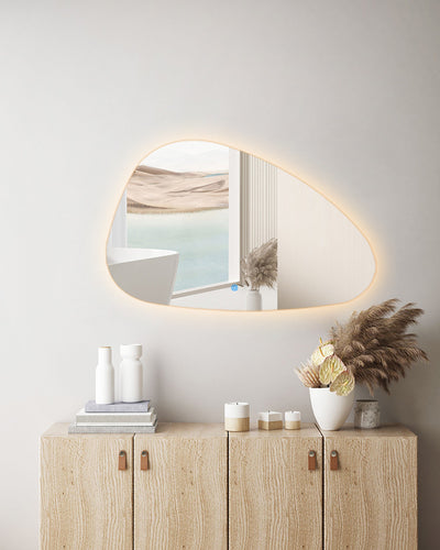 SPIEGEL ARTSY RANDLOOS (met verlichting) - 60CM - 80CM - 100CM – 120CM Akupanel-Nederland.nl