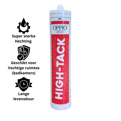 1 tube High Tack Montage Kit (1 tube voor 2 Akupanelen en 2 tubes voor 1 PVC wandpaneel) Akupanel-Nederland.nl