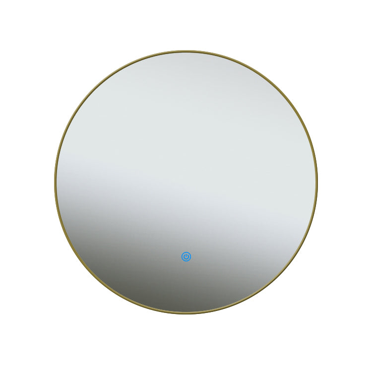 SPIEGEL LUNA ZONDER, ZWART OF GOUDEN RAND (met verlichting) - 40 CM – 60CM - 80CM – 100CM Akupanel-Nederland.nl