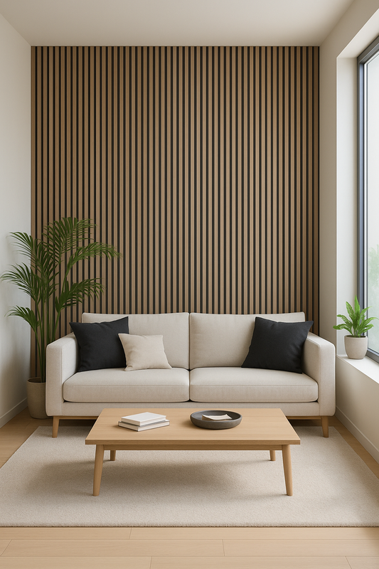 OILED EIKEN AKOESTISCH WANDPANEEL 52X260 CM