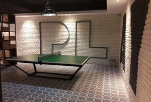 Oppio 3D Wandpaneel BAROK Ladrillo Baksteenstrip BLANCURA Wit 50x100 Akupanel-Nederland.nl