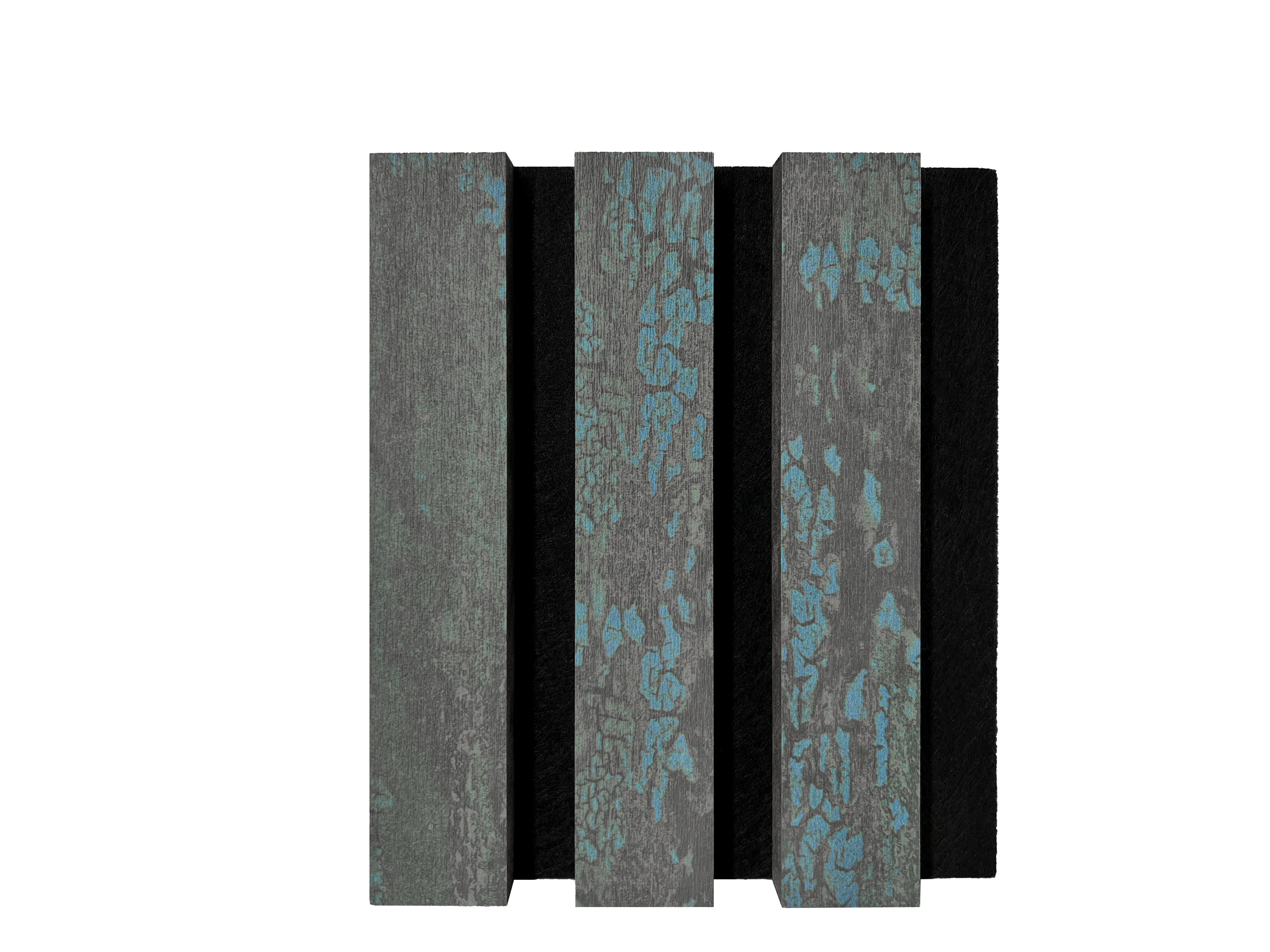 Sample: Akoestisch Wandpaneel gebroken Blauw Akupanel-Nederland.nl