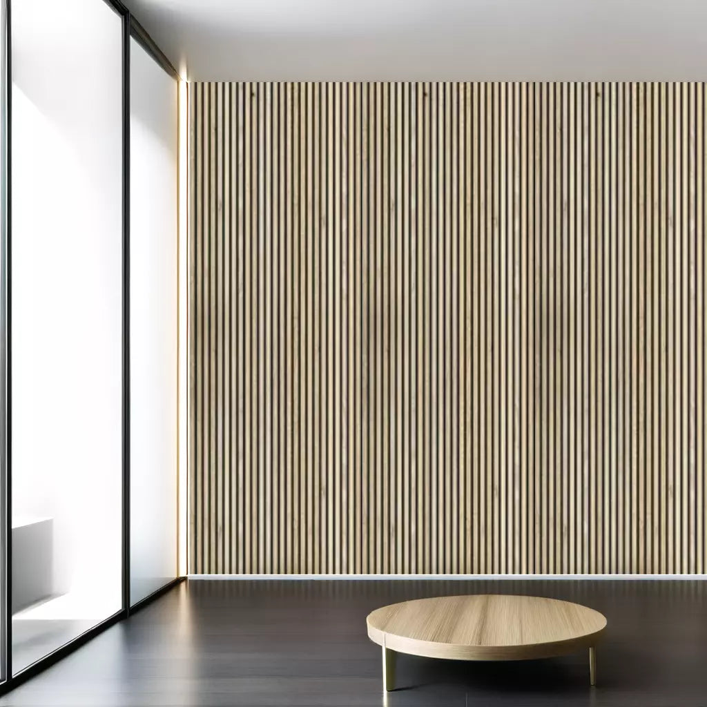 OPPIO LICHT EIKEN AKOESTISCH WANDPANEEL 60X260 CM Akupanel-Nederland.nl