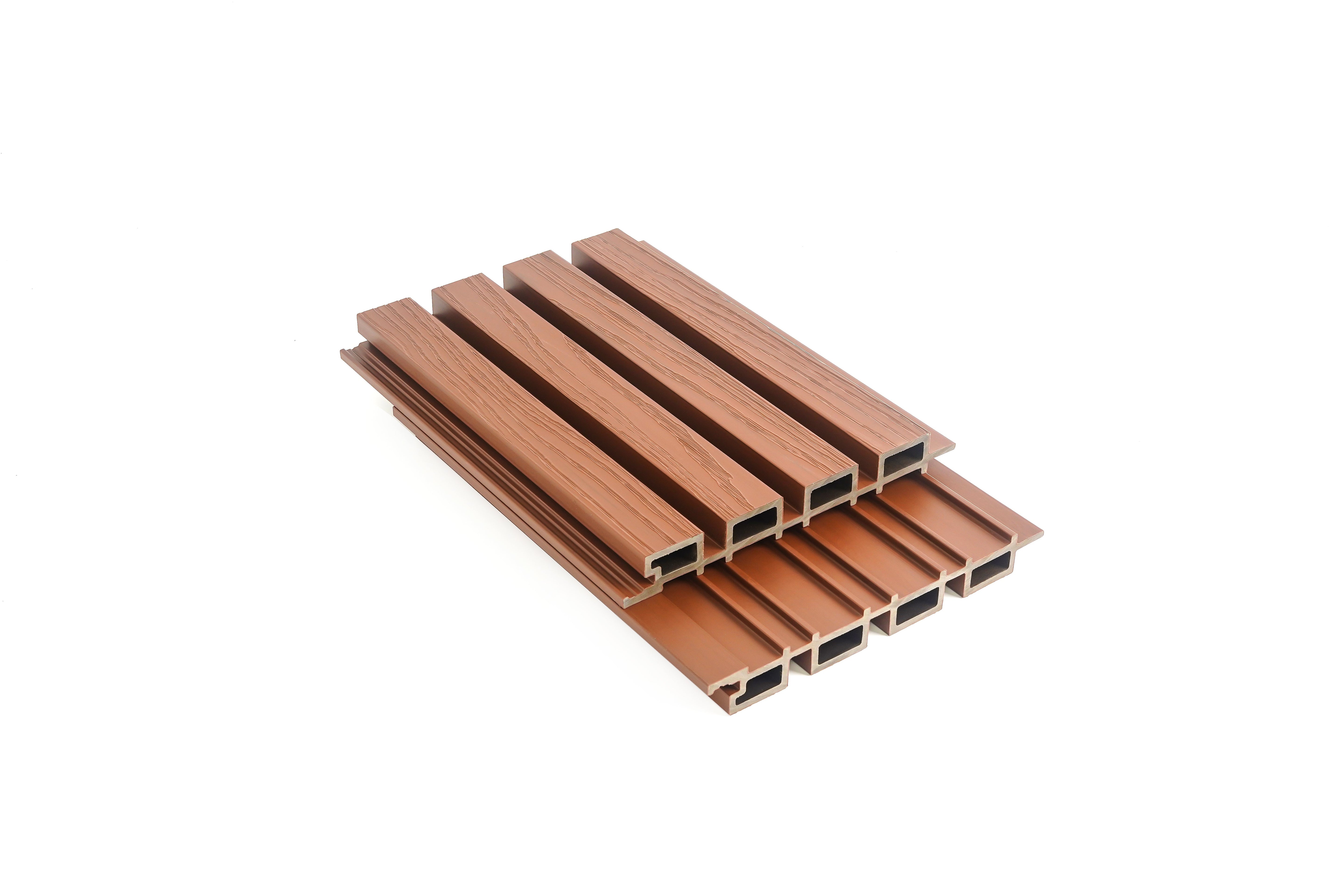 GEVELBEKLEDING ROSEWOOD - COMPOSIET 3D HOUTNERF €38,95 Akupanel-Nederland.nl