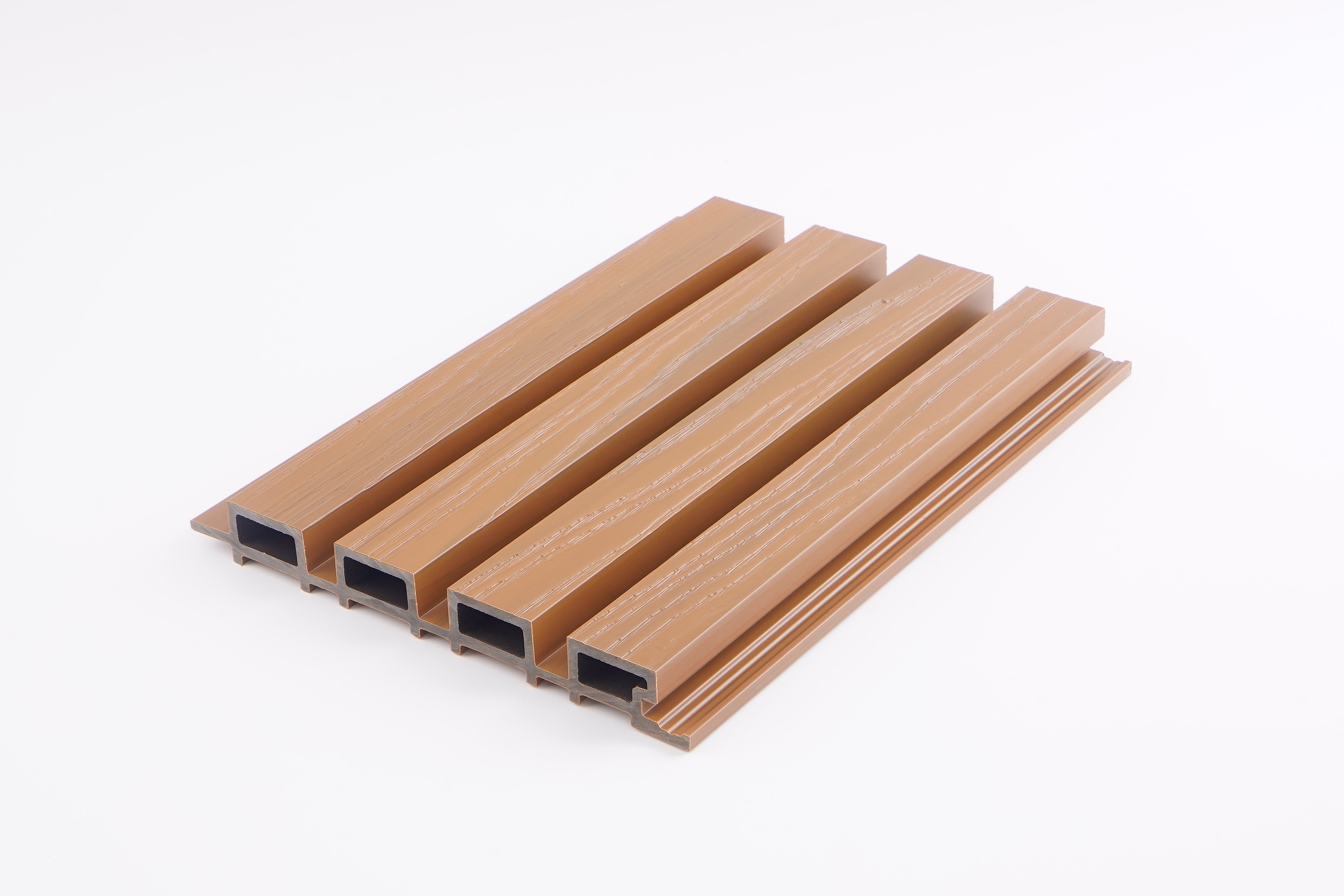 GEVELBEKLEDING TEAK - COMPOSIET 3D HOUTNERF €38,95 Akupanel-Nederland.nl