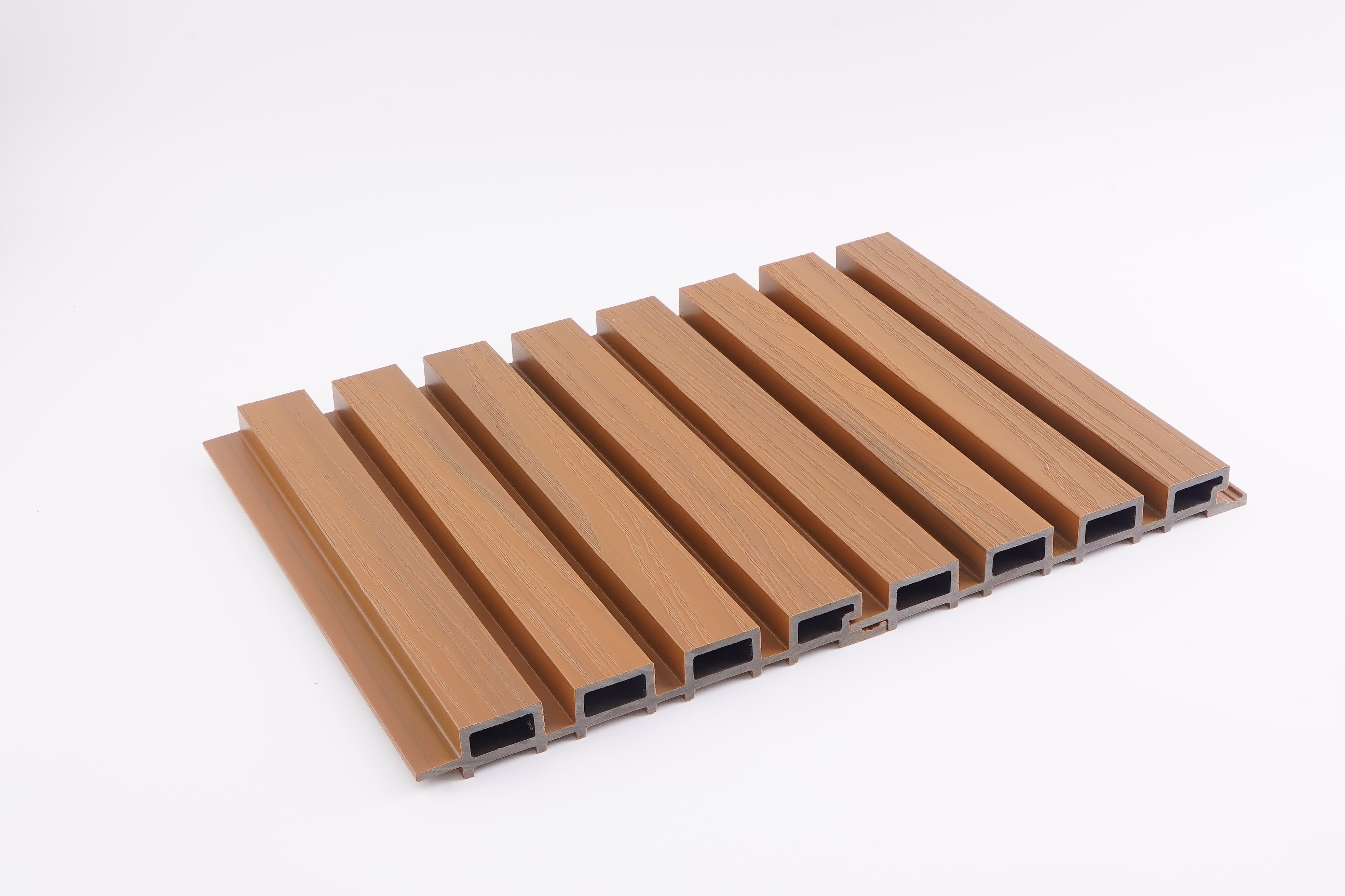 GEVELBEKLEDING TEAK - COMPOSIET 3D HOUTNERF €38,95 Akupanel-Nederland.nl