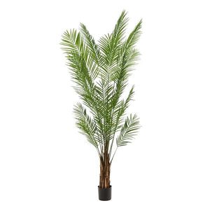 Grote Kunstpalm - 240cm- XL Kunstplant Areca Lutescens (Goudpalm) Everspring