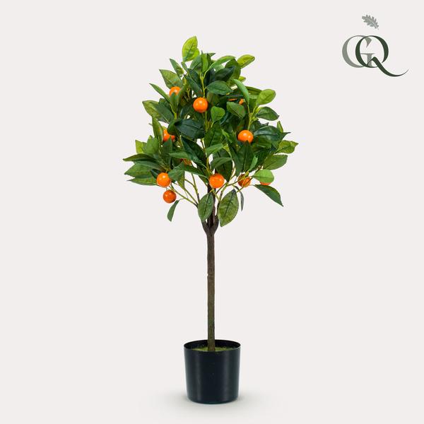 Kunstsinaasappelboom 75 cm - Kunstplant Citrus Sinensis -Sinaasappelboom Everspring