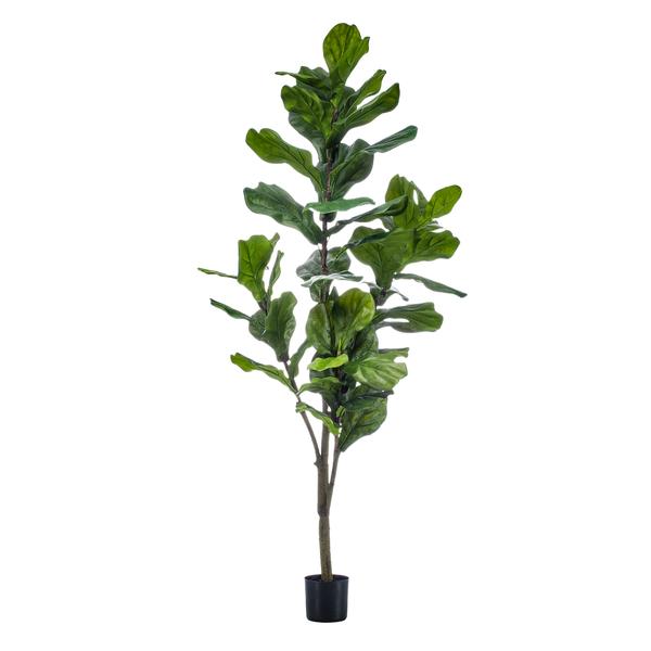 Prachtige grote kunstplant Vioolplant oftewel Ficus Lyrata - 150cm -Tabaksplant Everspring