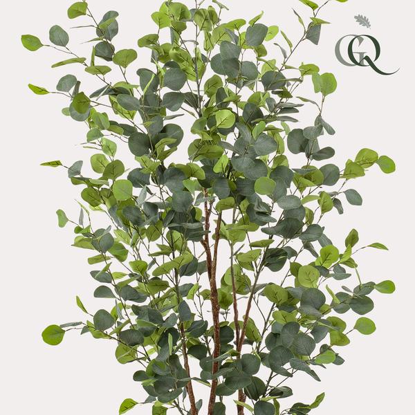 Grote Eucalyptus Kunstplant - 140 cm - Prachtige Kunsteucalyptus (Blauwe Gomboom) Everspring